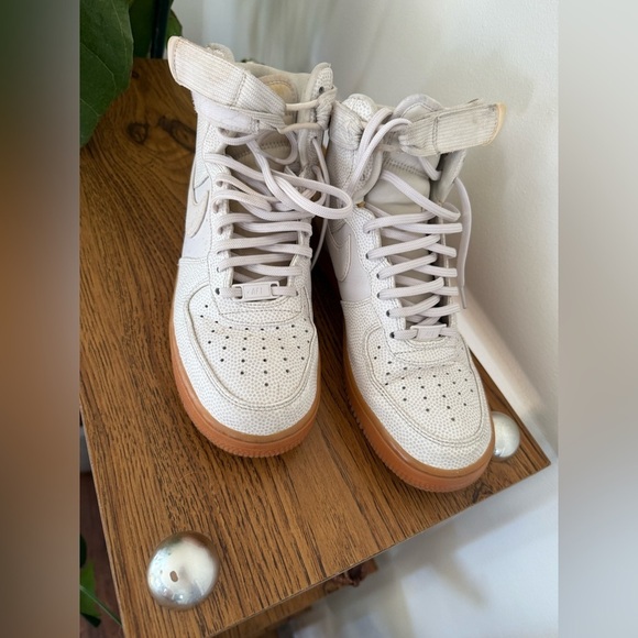 Nike Air Force 1 Hi SE  Phantom Iron Ore 860544-001 Women Sz 9 Retro Shoes - Picture 3 of 7